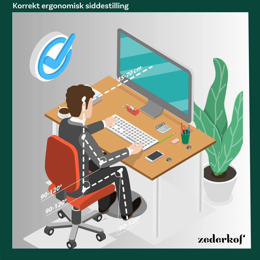 Hvor højt skal et skrivebord være? Sådan finder du den rette skrivebordshøjde